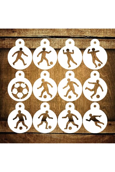 STENCİLTASARIM Cakes Stencil St475 Yüz boyama,Pasta, Kurabiye, Kek Süsleme Şa...