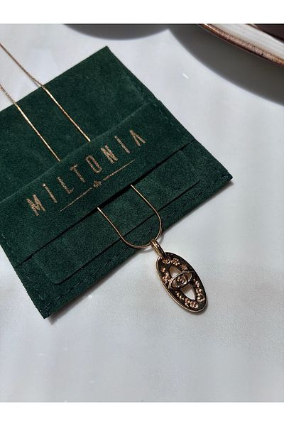 Miltonia Mystical Patterned Bohemian Steel Necklace