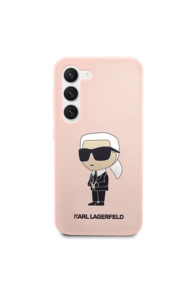 Karl Lagerfeld Carcasă pentru Samsung Galaxy S23 - Karl Lagerfeld Silicon (KLHCS23SSNIKBCP) - Ikonik Roz