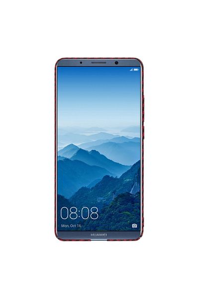 Techsuit Huawei Mate 10 Pro Case - Techsuit Carbonite FiberShell - Red