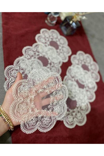 BÜŞRA Kahve yanı sunum tül peçete 6 lı