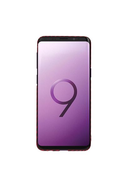 Techsuit Samsung Galaxy S9 Case - Techsuit Carbonite FiberShell - Red