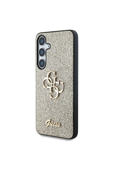 Guess Θήκη για Samsung Galaxy S25 Plus - Guess Glitter Script Big 4G Logo (GUHCS25MHG4SGD) - Χρυσή
