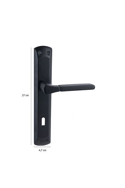EYMEN YAPI Arpat Arya Grand Luxury Aluminum Door Handle Matte Black Room