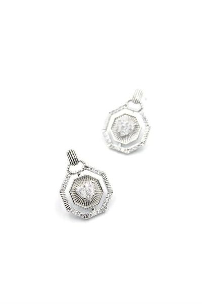 PRATİKOBA Jewelled Earrings - Silver