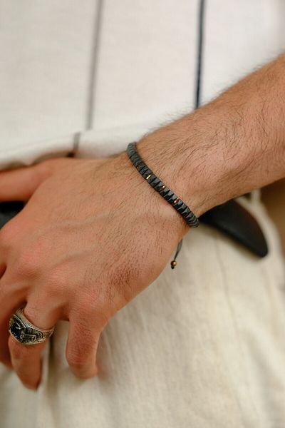 dergah tesbih Tokyo Gray Bracelet