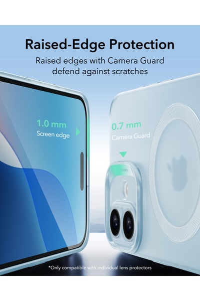 ESR IPhone 16 Case - ESR Zero HaloLock - Frosted Blue