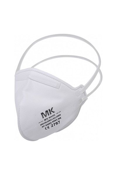 MK Ergonomic Foldable Dust Mask (Ffp2), 30/Set