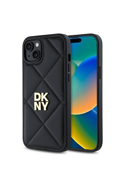 Dkny Θήκη για iPhone 15 Plus - DKNY Δερμάτινη Καπιτονέ με Λογότυπο (DKHCP15MP...