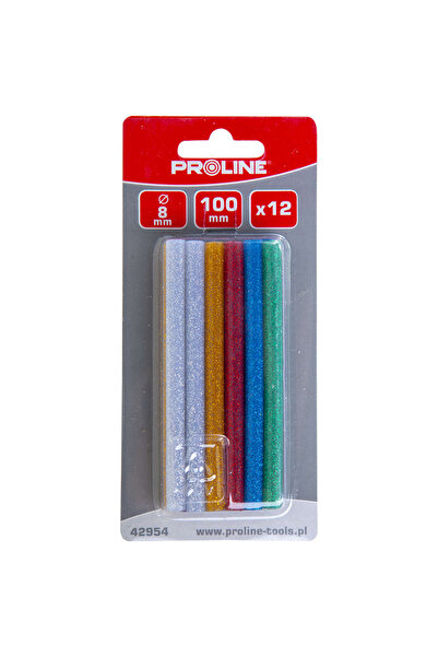 PROLINE Baghete Silicon Sclipici In Blister 8X100Mm, 12/Set