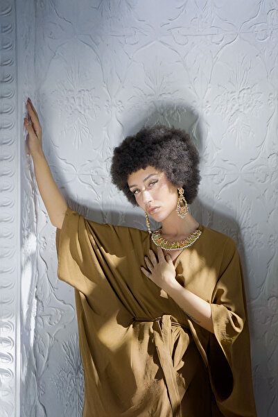 judalux El Yapımı Altın Kaplama Hint İşi Set