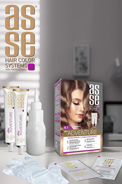 asse Permanent Hair Dye 8.7 Caramel 50 50ml