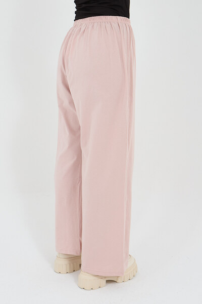 ROVİ Pudra Pink Skirted Pants