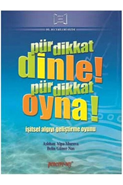 Pencere Sağlık Eğitim Yayınları Pür Dikkat Dinle Pür Dikkat Oyna