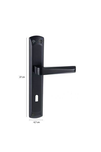 EYMEN YAPI Arpat Rosa Grand Luxury Aluminum Door Handle Matte Black Room