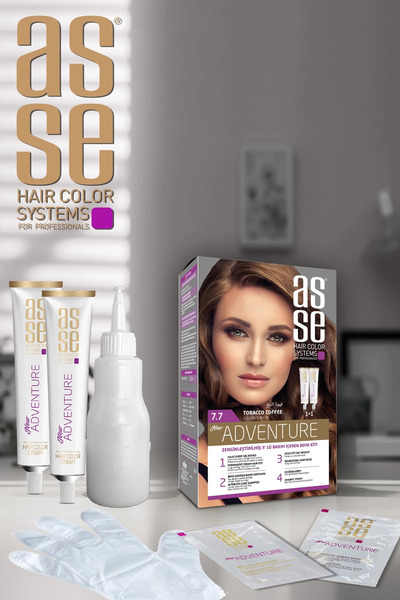 asse Permanent Hair Dye 7.7 Tobacco Coffee 50 50ml