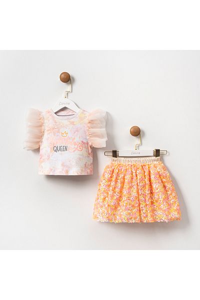 ministok Birthday Queen Confetti Girl's Double Set