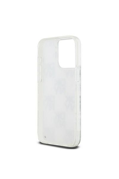 Dkny Case for iPhone 15 Pro Max - DKNY Hardcase Liquid Glitter Multilogo (DKHCP15XLCPEPT) - White
