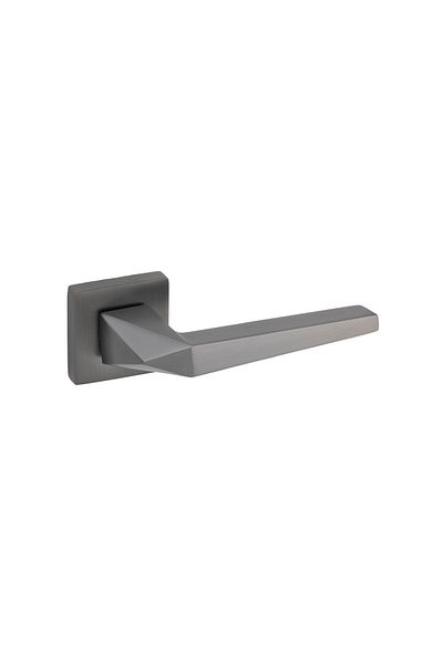 EYMEN YAPI Meysan Kübra Square Badge Door Handle Anthracite Wc