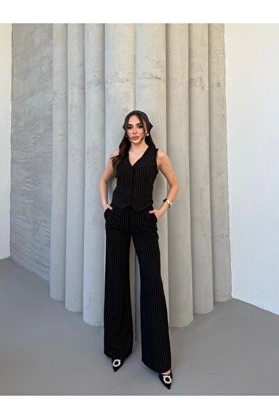 NEW STATION مجموعة منسوجات السراويل والسترة الجديدة من New Station