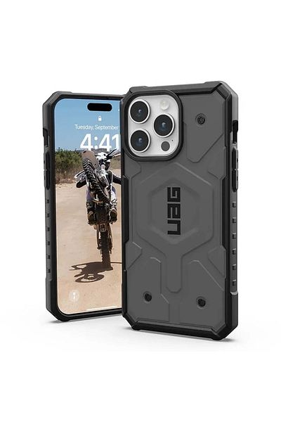 UAG Case for iPhone 16 Pro - UAG Pathfinder MagSafe - Silver