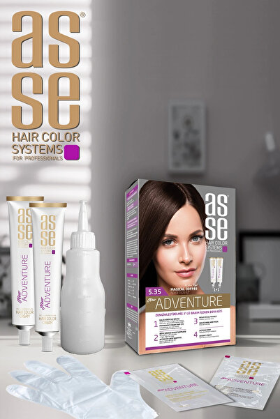 asse Permanent Hair Dye 5.35 Magical Coffee 50 50ml