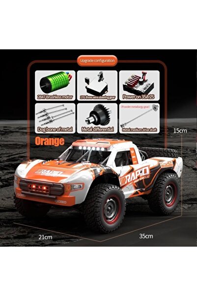 Generic JJRC Q130 High Speed 70KMPH RC Car, 1:14 Scale RC Car, High Speed Off-Road Vehicle, Racing Car