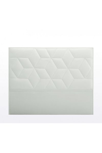 House One H006 | Velvet headboard - White