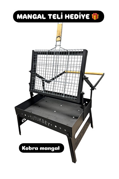 TUTUKBEY TUTUK BEY TAKLALI KATLANABİLİR KOBRA MANGAL