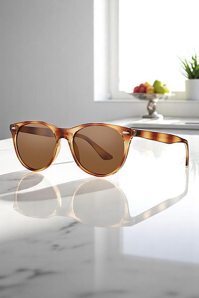 Daniel Klein Original 100% Polarized Uv400 Protection Brown Wayfarer Unisex Sunglasses Dkg6272C4