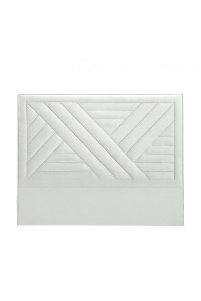 soufa dibaj H009 | Velvet headboard - White