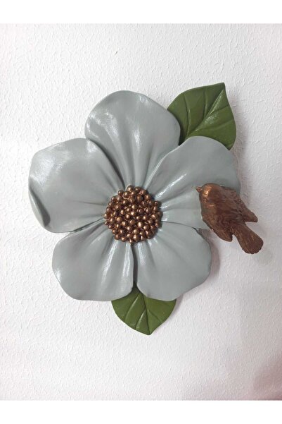 ZE DEKORASYON IHLAMUR YEŞİLİ DUVAR DEKORASYON ÇİÇEĞİ-20X17CM