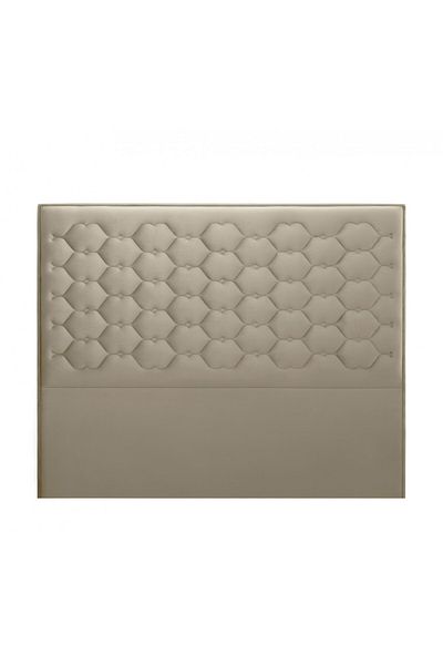 House One H173 | Velvet headboard - Brown - 160x200 cm