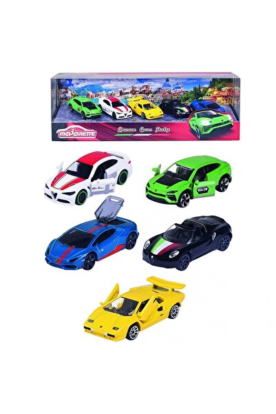 Gülce Design لعبة ماجوريت دريم كارز إيطاليا للفتيات، حزمة من 5 قطع، لعبة تعلي...