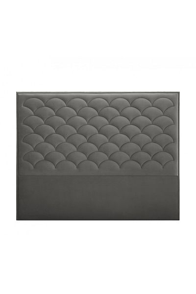 House One H226 | Velvet headboard - Dark Grey