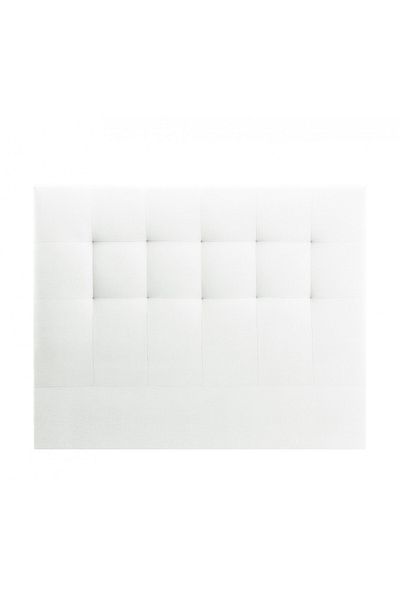 House One H107 | Velvet headboard - White