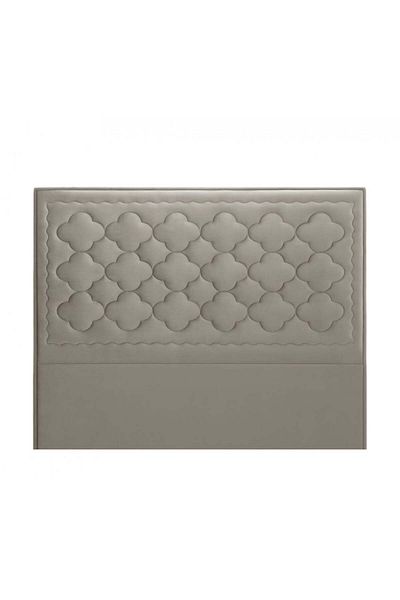 soufa dibaj H225 | Velvet headboard - Beige - 140x200 cm