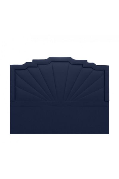 House One H007 | Velvet headboard - Dark Blue