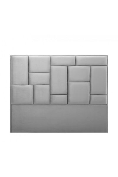 House One H111 | Velvet headboard - Light Grey