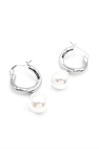 PRATİKOBA Pearl Earrings - Silver