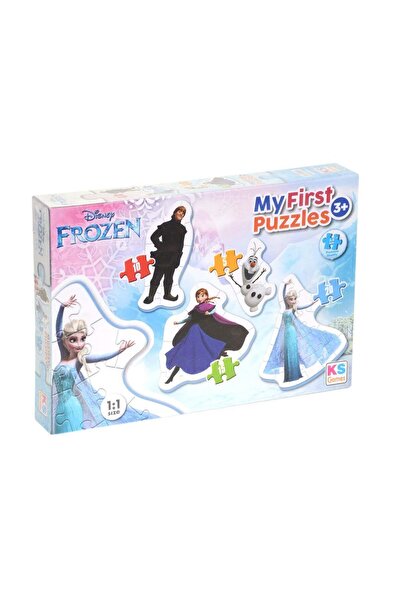 NEWBRENDHOME ألعاب تعليمية تفاعلية KS Frozen My First Puzzle 4 في 1 لعبة للأو...
