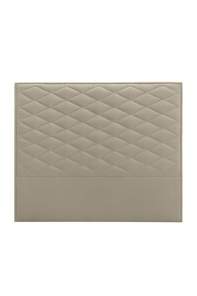 soufa dibaj H110 | Velvet headboard - Light Brown - 100x200 cm