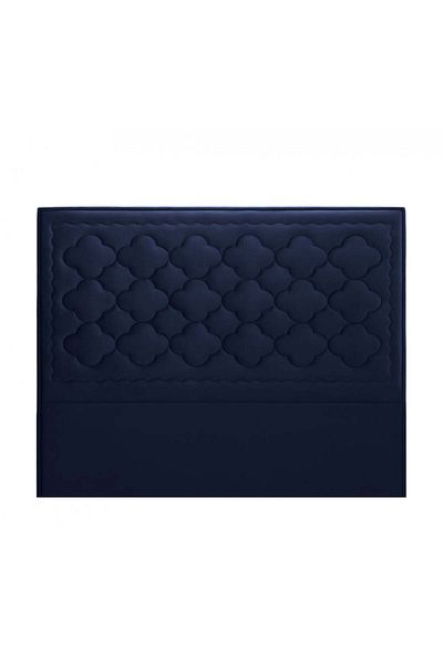 soufa dibaj H225 | Velvet headboard - Dark Blue - 140x200 cm