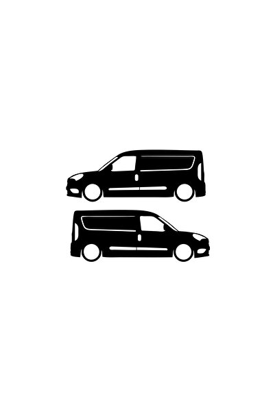 Reysa Tasarım ملصق دوبلو مسطح مقاس 17x17 سم باللون الأسود