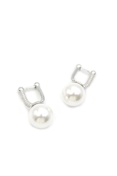 PRATİKOBA Pearl Earrings - Silver