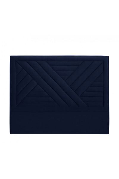 House One H009 | Velvet headboard - Dark Blue