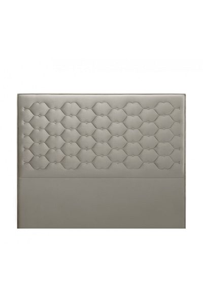 soufa dibaj H173 | Velvet headboard - Beige - 160x200 cm