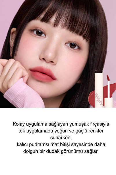 2aN Dolgun Pürüzsüz Ve Mat Görünüm, Blur Efekti Veren Nemlendirici Tint Ruj 05