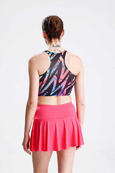 segiza Double Suit Shorts Skirt Crop Swimsuit