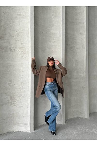 DENİKK Trend Special DESIGN WIDE LEG Pantaloni Palazzo cu croială dreaptă 25